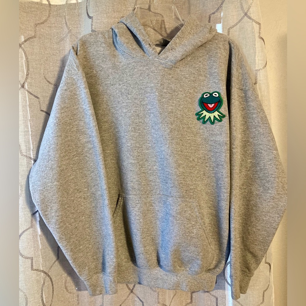 Kermit the Frog gray hoodie